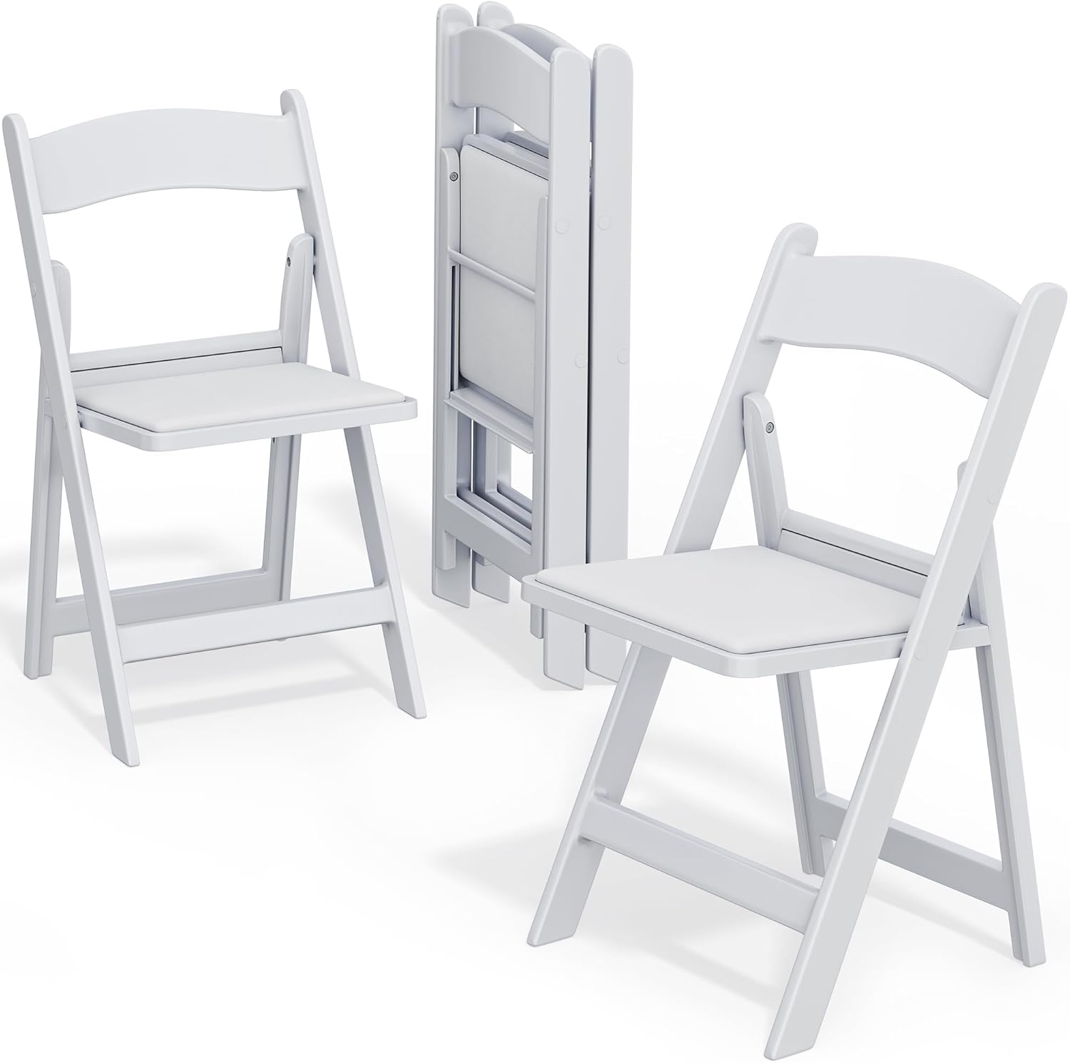 White Resin Chairs