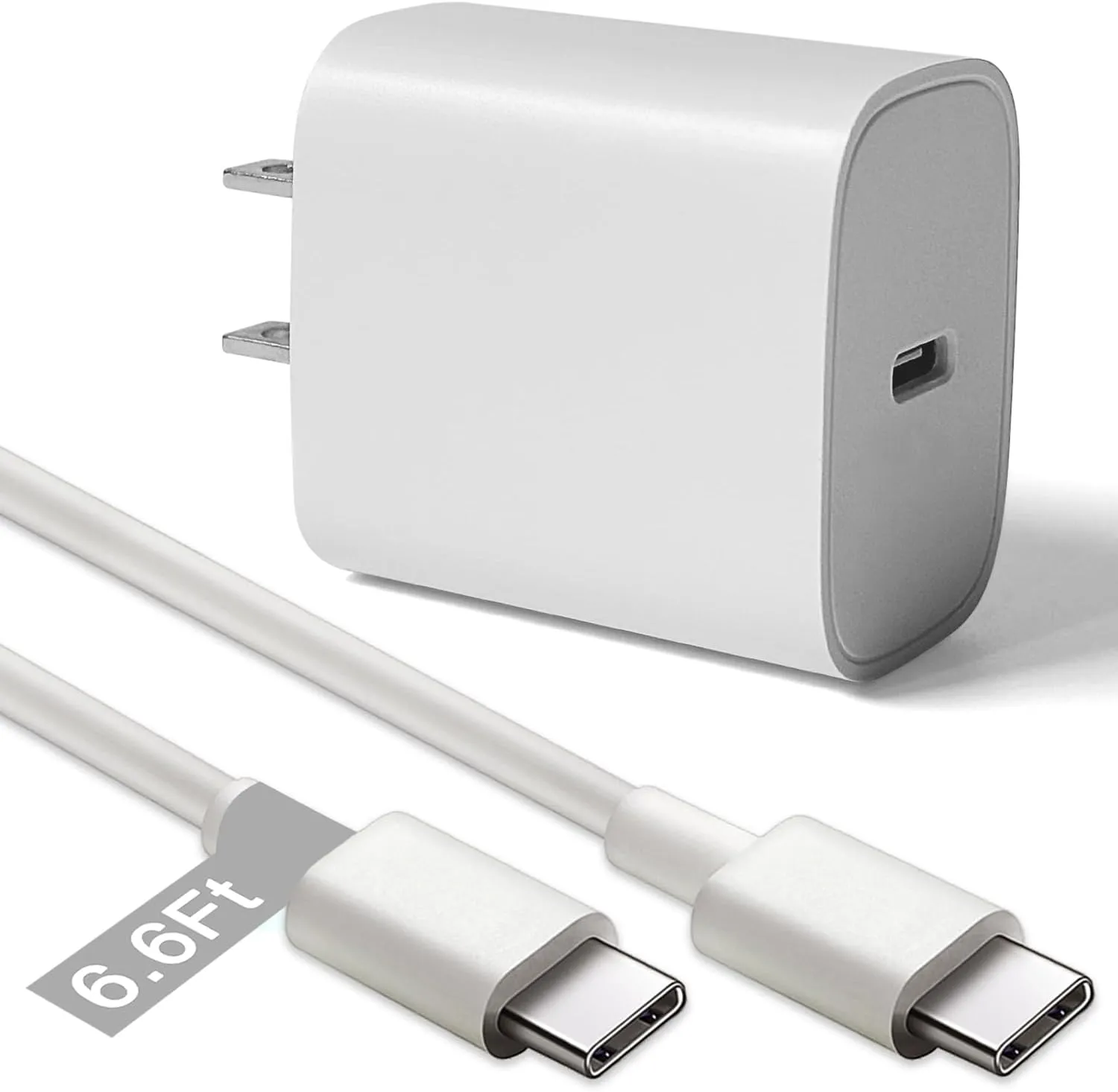 EGK Fast Charger with 6.6ft USB-C Cable