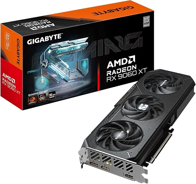 GIGABYTE Radeon RX 9060 XT Gaming OC 16G Graphics Card,
