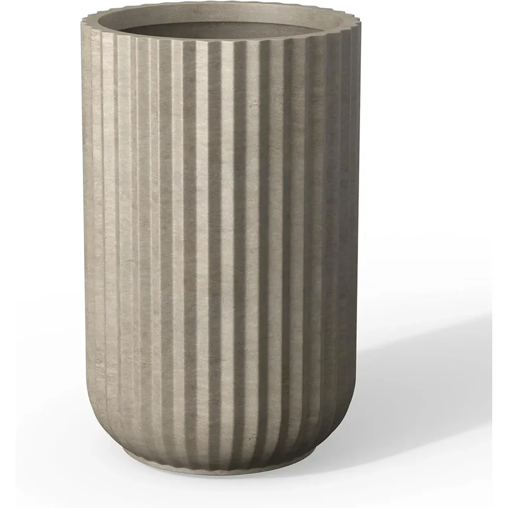 Kante Tall Fulted Planter