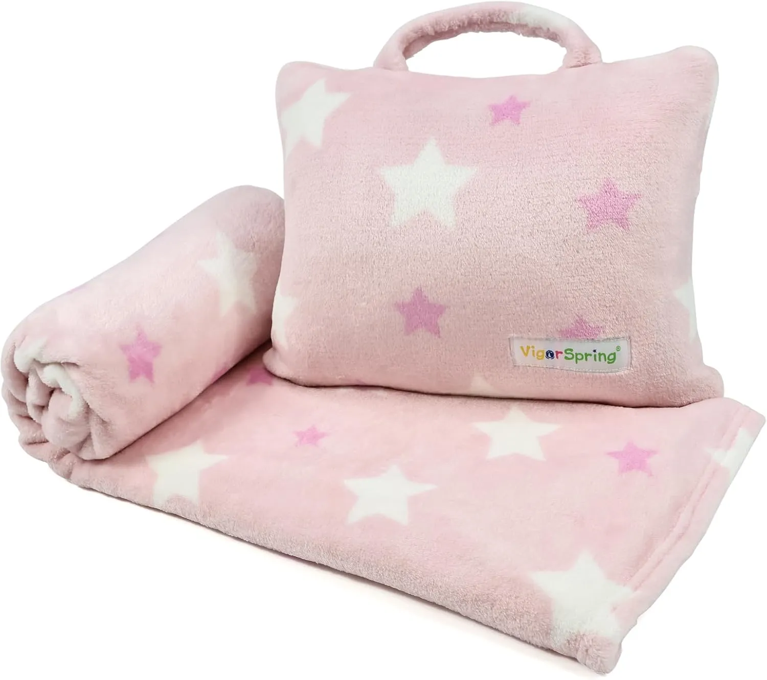 3-in-1 Kids Travel Blanket and Pillow Set