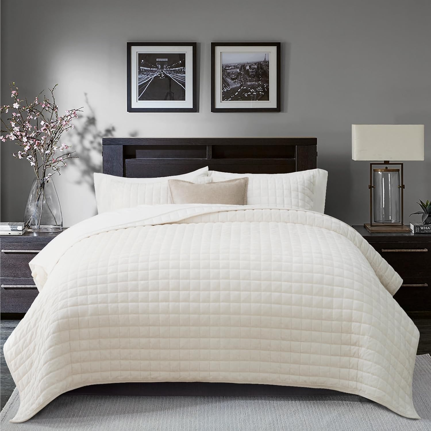 RECYCO Luxury Velvet Quilt Set King Size