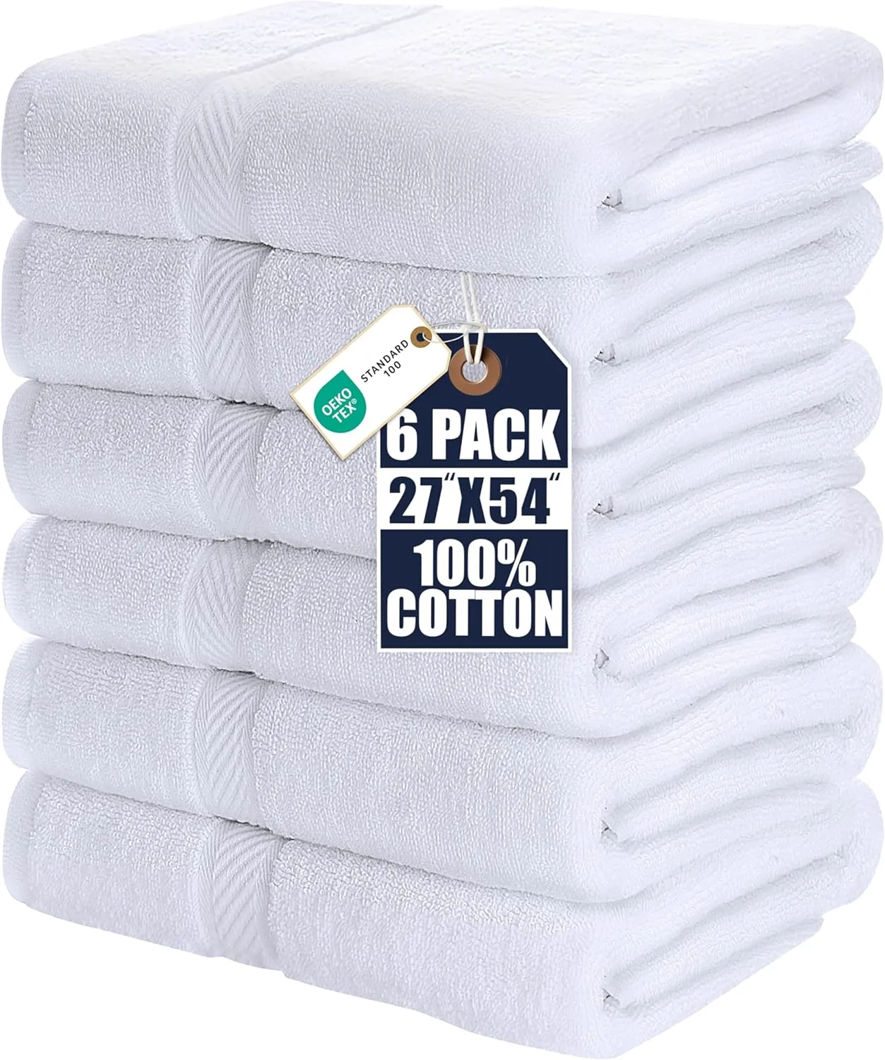 Utopia Towels 6 Pack Bath Towel Set